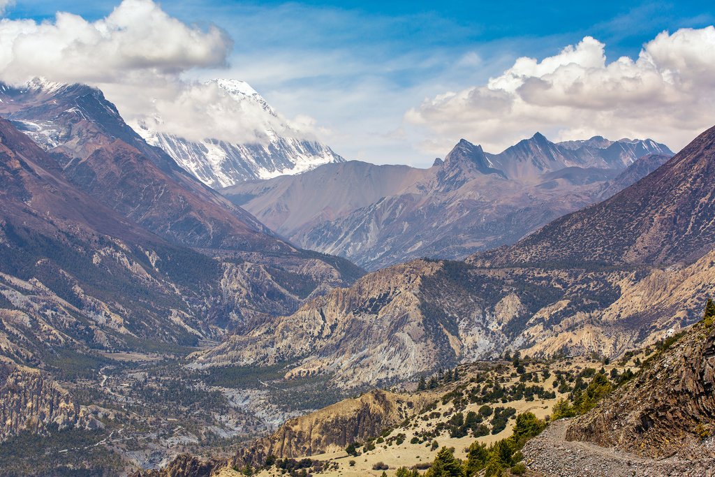 Trek from Nar to Ngawal (17,192 feet / 5240 m) via the Kang La Pass (5,240m)